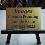 Images Custom Framing gold plaque framing option
